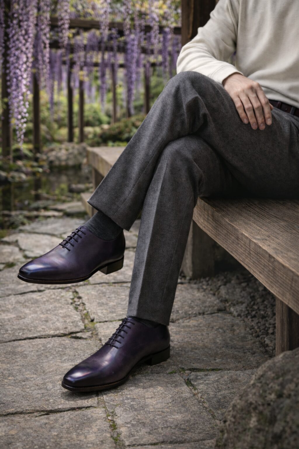 Emaki-like violet mist layering