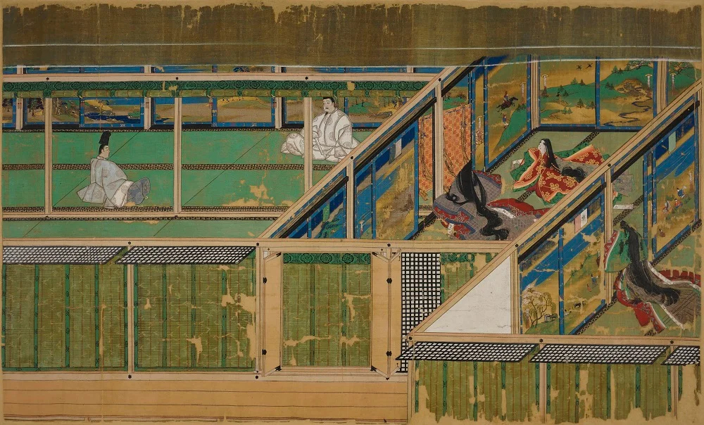 Yamabukikasane (山吹襲) — layered yamabuki yellow with subtle green