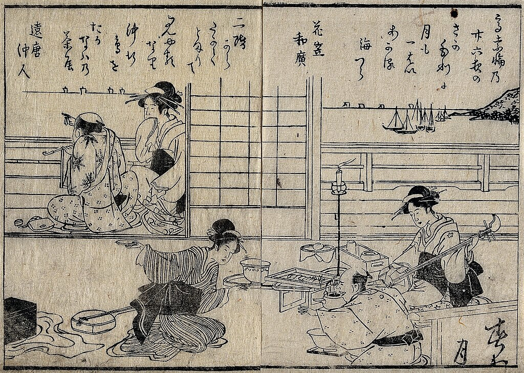 Senzaicha — depth of time expressed through dark tea-green tones