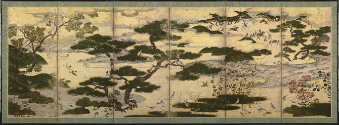 Layered pine green tone